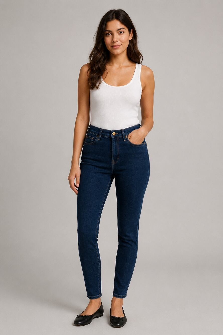 FRAME Le High Skinny Jeans Women’s 26 Dark Wash High Rise Stretch Denim Skinny